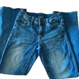 Aeropostale Mid Rise Boot Cut Denim Blue Jeans Pants